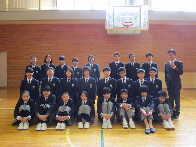 令和元年度 2学年 クラス写真 米沢市立第五中学校